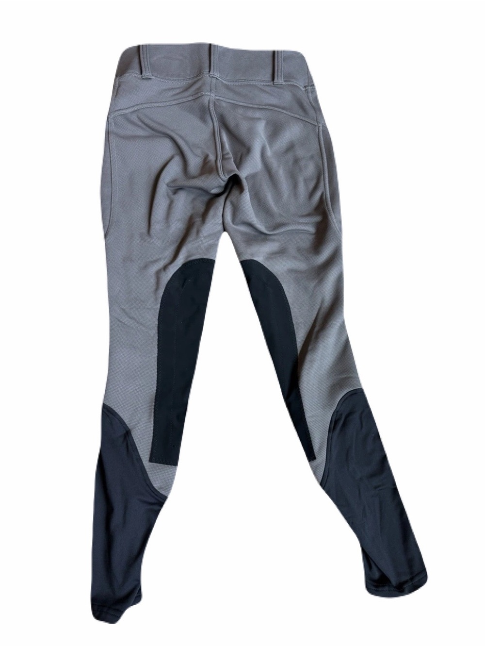 Kerrits Sit Tight Knee Patch Winter Tights Medium Gray Riding Breeches Pants - Picture 2 of 7